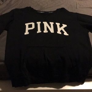 Pink black sweatshirt